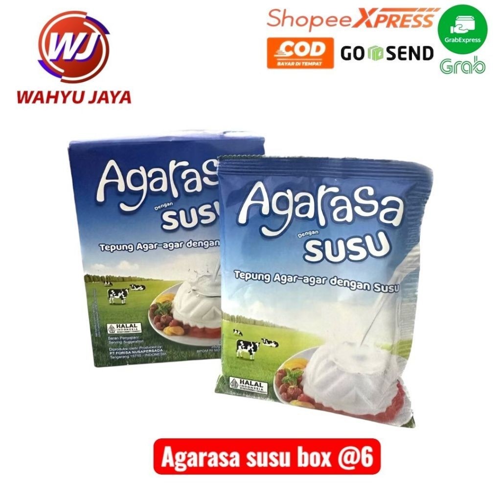 Agarasa susu original box @6