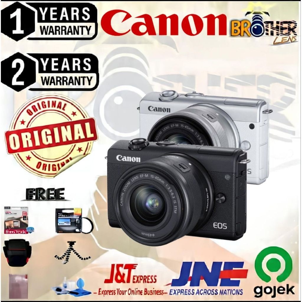 CANOM EOS M200 KIT 15-45MM/
M200 KIT / KAMERA MIROLLES CANON EOS M200