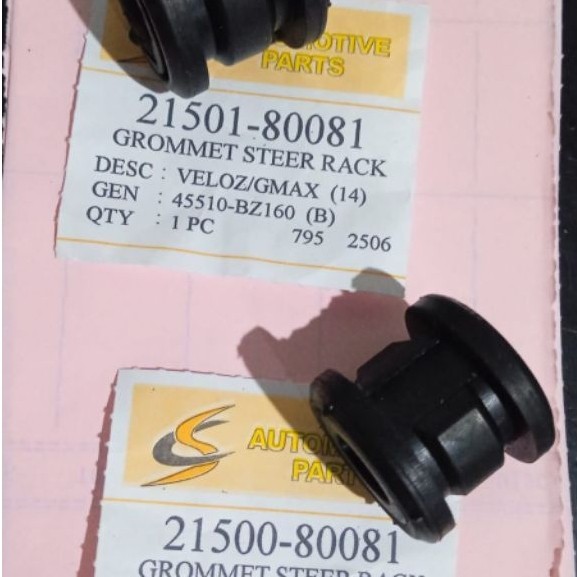 GROMET STEER RACK/BUSH STER RACK BIG AND SMALL AVANZA/VELOZ/GRANMAX