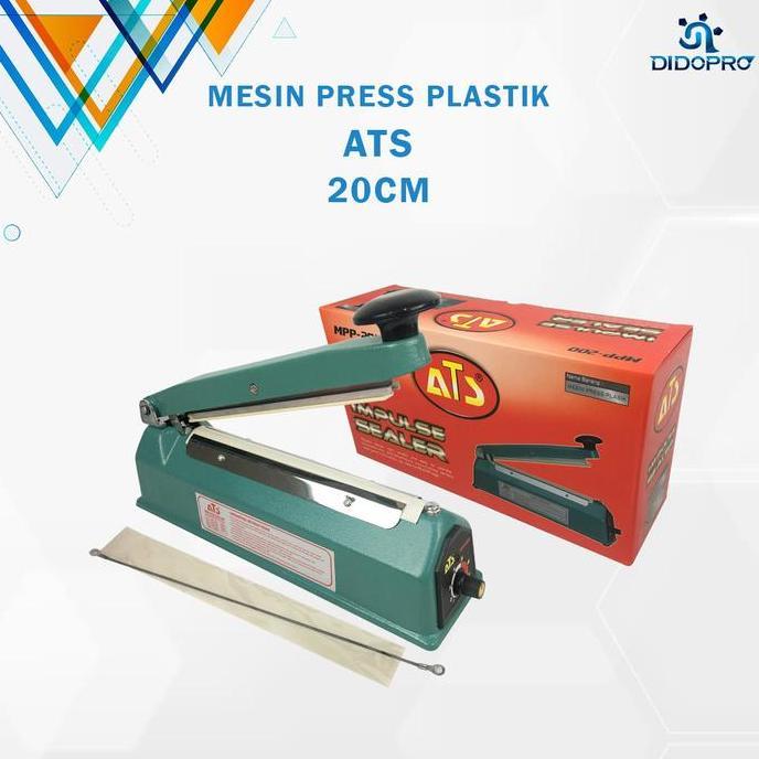 Allthebest- Alat Press plastik 20cm bodi besi Mesin Impulse sealer 20 body metal
