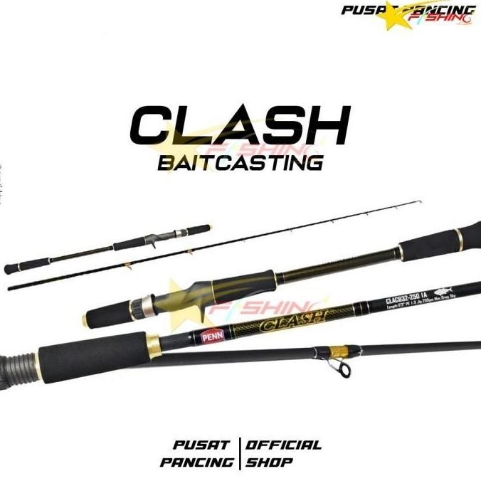 (Good) Starsfishing PENN Joran Pancing  Clash OH Overhead Mancing Light Jigging Dasaran Overhead Fuj