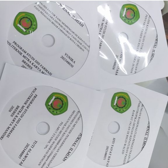 Burning data CD R tugas akhir skripsi label cd