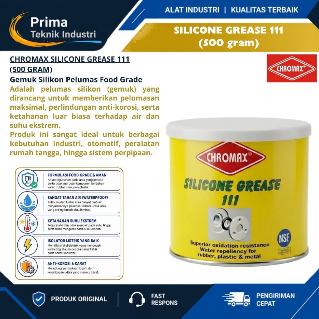Chromax Silicone Grease Chromax 111 (500Gr)