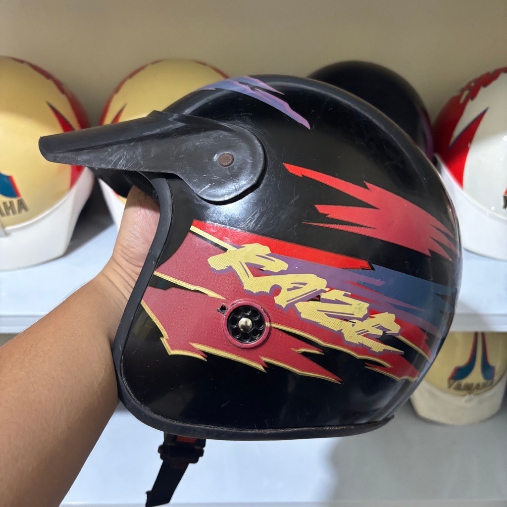 HELM LAWAS, JADUL, KLASIK KAWASAKI KAZE ORIGINAL