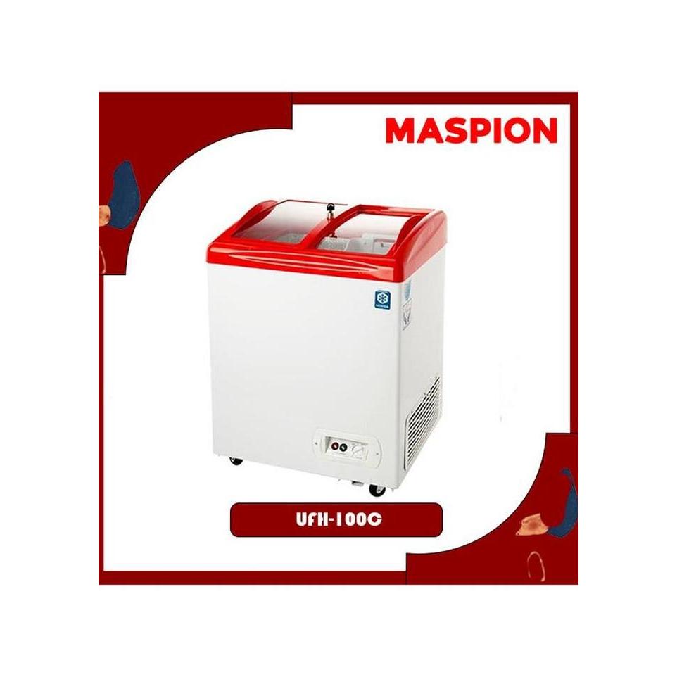 Bestprice- FREEZER MASPION BY UCHIDA UFH-100C RED