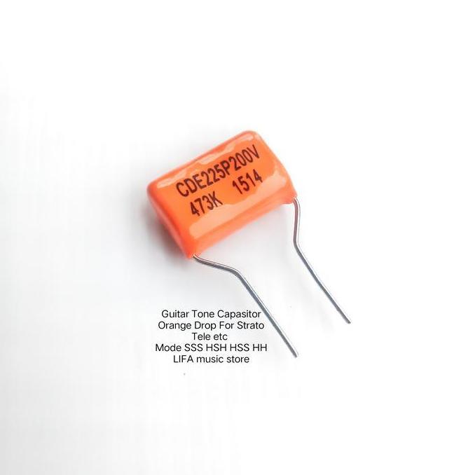Guitar Capasitor Orange Drop Usa 473K 200V
