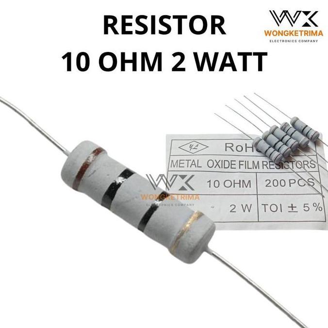 Resistor 10 Ohm 2 Watt 10Ohm 2Watt 10Ohm 2W