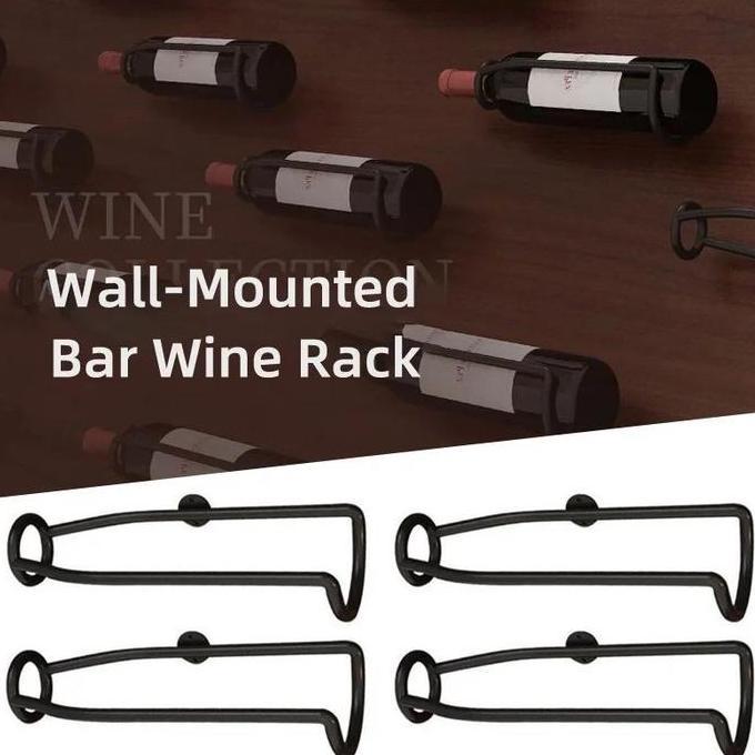 FKINAPE Rak Dinding Botol Rak Botol Wine Dinding Wine Holder Wall Rak Botol Wine Dinding