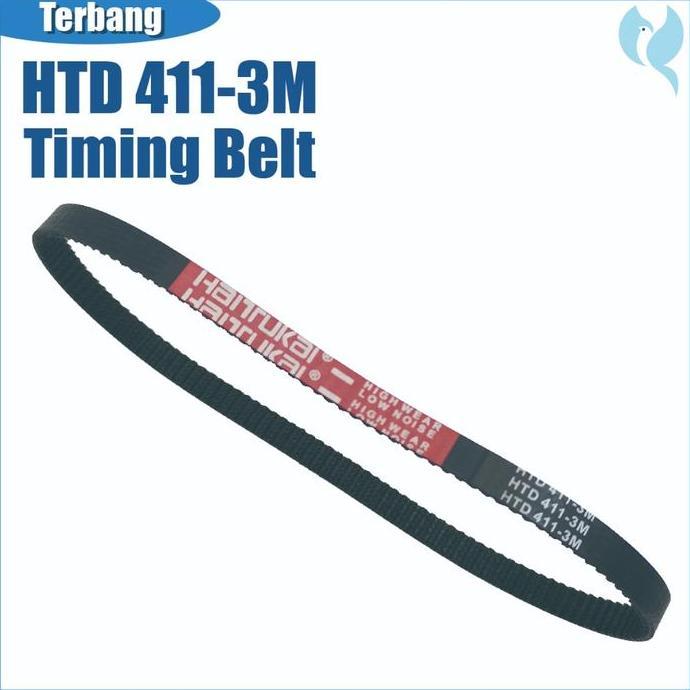MALUKSHURE Asli Vanbelt Timing Belt Htd 411 3M Sparepart Mixer Diskon
