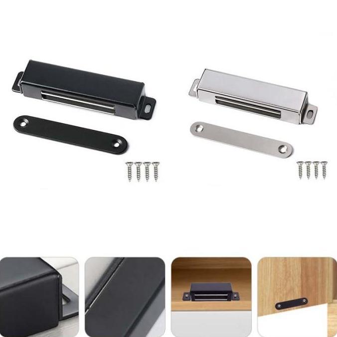 DJEESE Kunci Pintu Magnet Kabinet Magnet Daya Isap Yang Kuat Magnet Pintu Magnet Pintu Kamar Mandi P