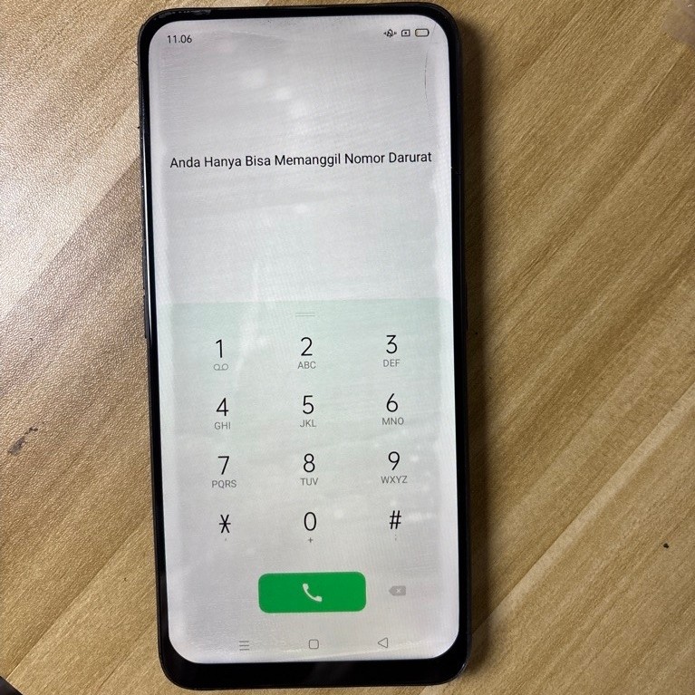 OPPO RENO 2f MINUS LCD MESIN NORMAL
