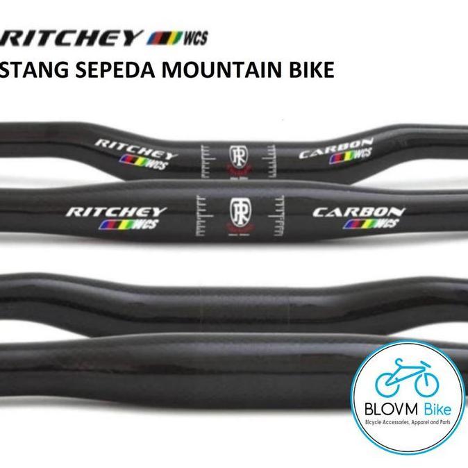 Handlebar MTB Ritchey Carbon Stang MTB Flat Riser Stang