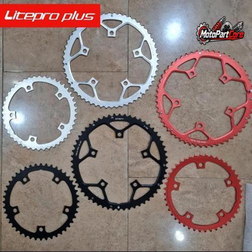 Chainring double LITEPRO ORI 56t 44t 56 44 crankset dual speed