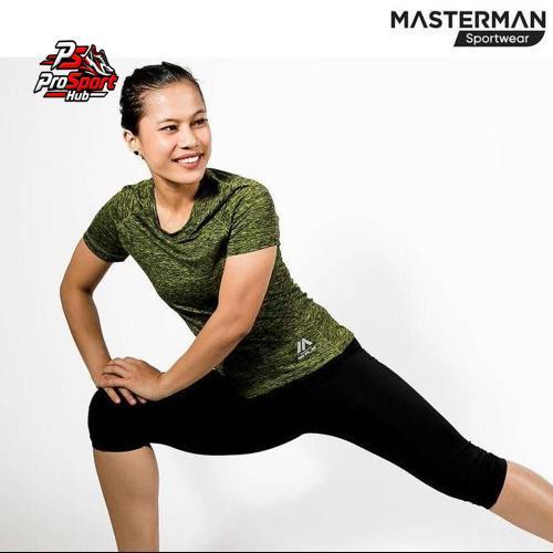 MASTERMAN GOPLAY MELANITE SPACE DYE KNIT YELLOW KAOS LARI GYM OLAHRAGA