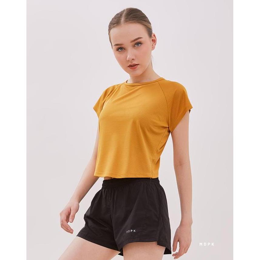 Zumza- Mdpk - Halo Back Top Pakaian Olahraga Nita Outer Olahraga Crop T-Shirt Dryforce Technology An