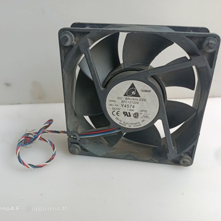 Kipas Fan 12cm 12V DC 1.60A Delta Fan High Speed