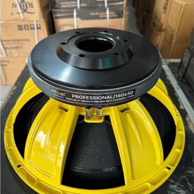 Speaker GT LAB 18 inch 18G650 VC 5 Subwoofer / GTLAB 18 G650 Subwoofer Original