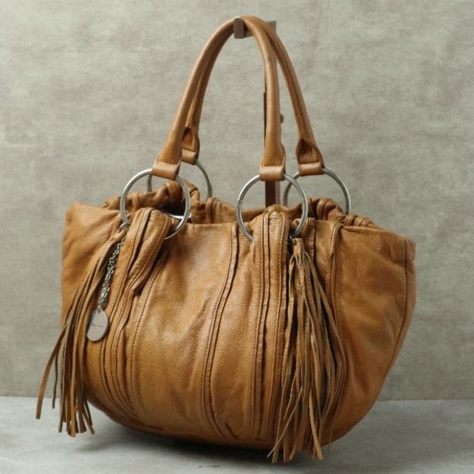 ALS-465 SSAMZIE — Fringe Leather Shoulder Bag