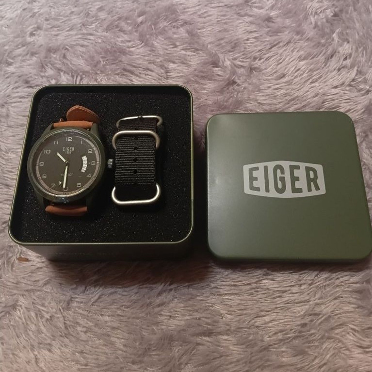 EIGER VERDON LAW Dark Grey Watch (Baru)