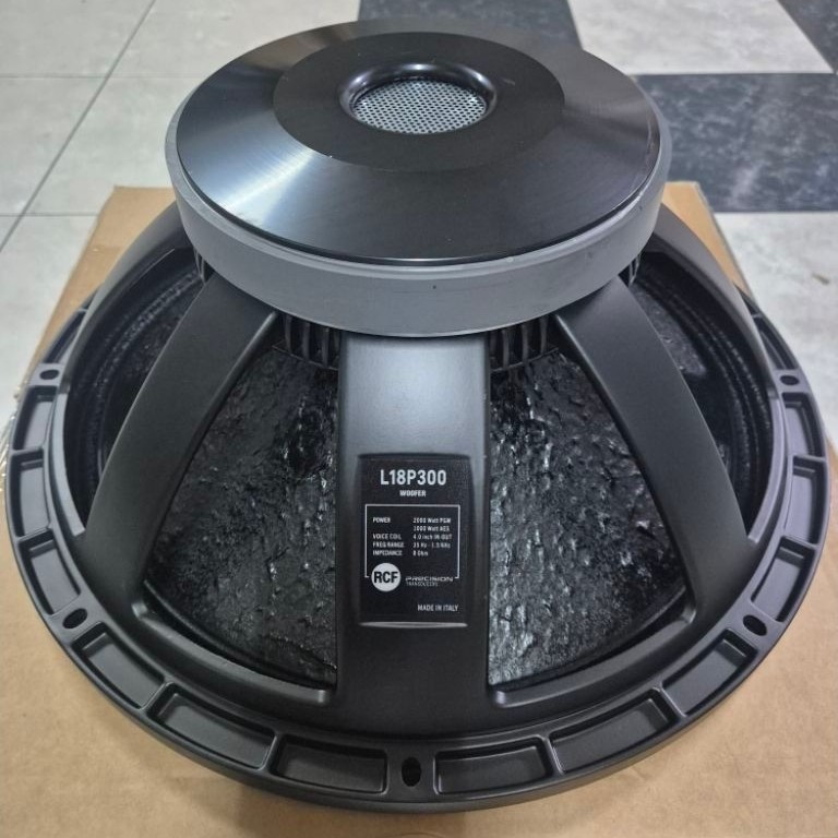 Komponen Speaker RCF LF18 p300 LF18p300 18 inch