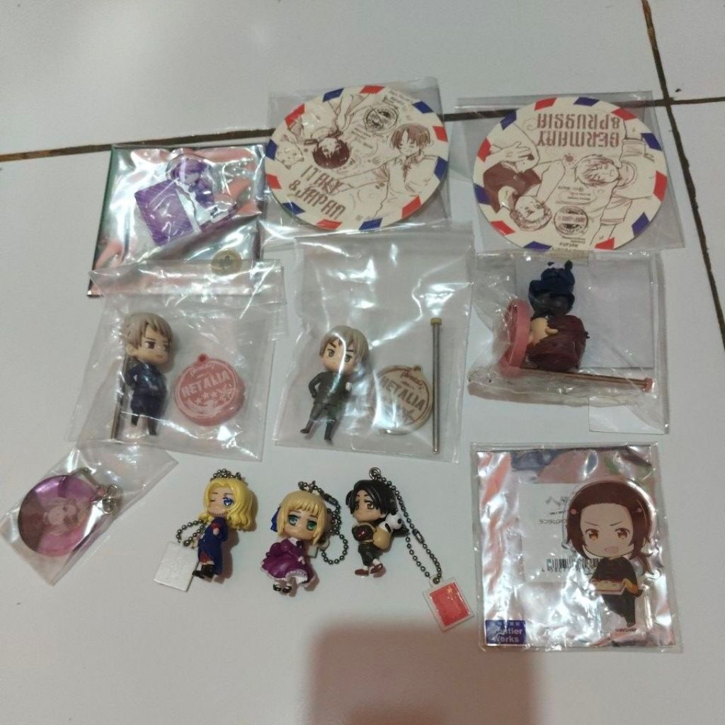 hetalia part 5 merch keychain coaster plush doll official
