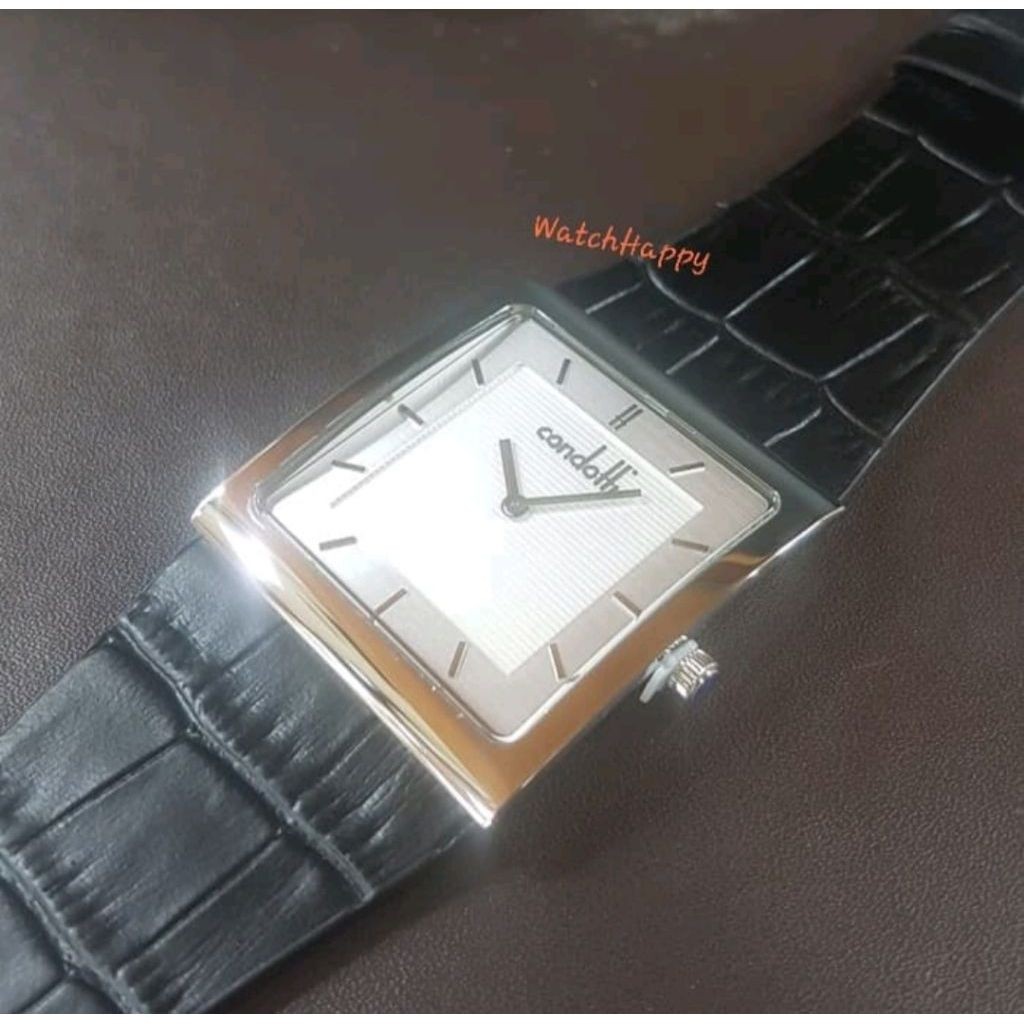 WatchHappy Condotti CN2109-S02-L03 Men Leather Black Dial White CN2109