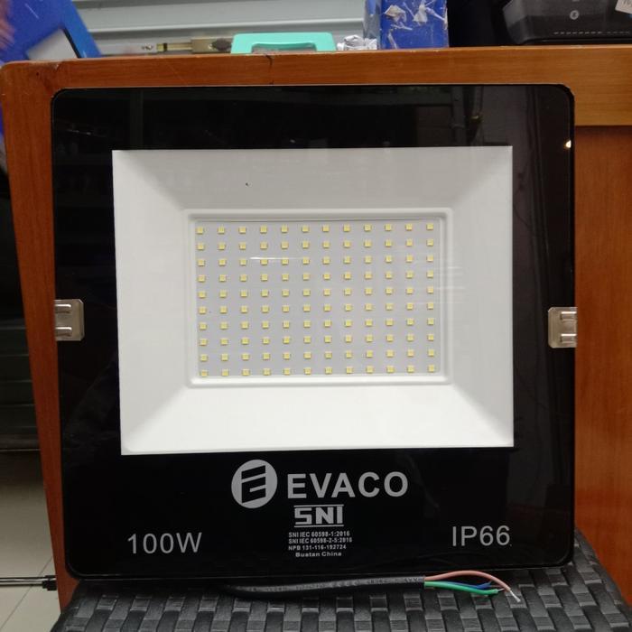 LAMPU SOROT LED 100 WATT / LAMPU TEMBAK LED 100 WATT EVACO IP66