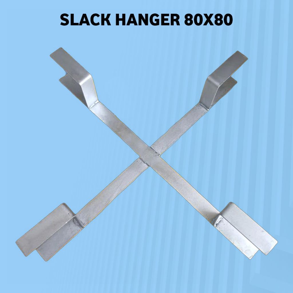 Slack Support Slack Hanger Ukuran 80x80 - Gulungan Kabel Tiang Fiber Optik - Fixing Slak - Palang Ka