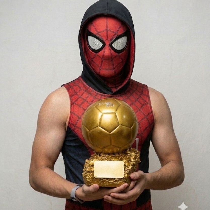 Replika Trofi BALLON D'OR / Trophy Ballon d'Or / Ballon Dor Bahan Resin
