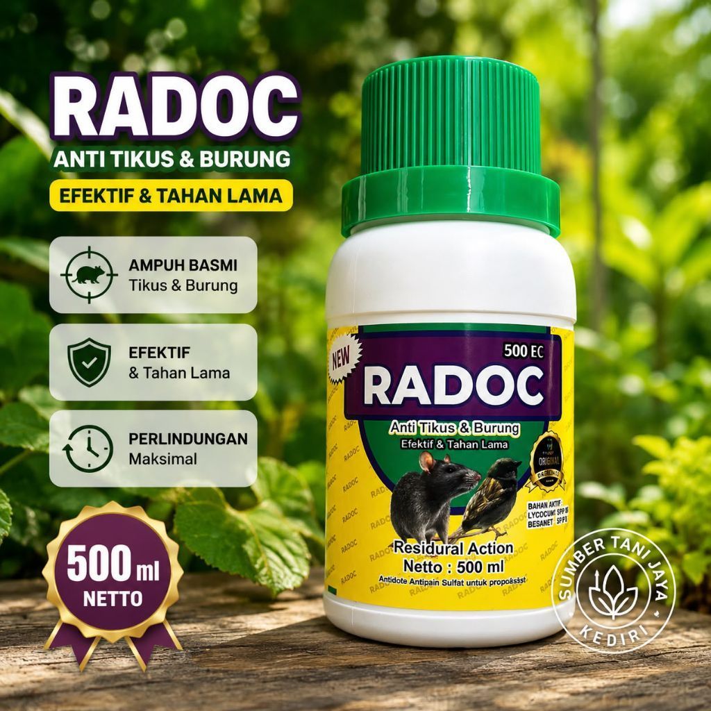 Radoc 100ml - Pengusir Tikus & Burung Efektif