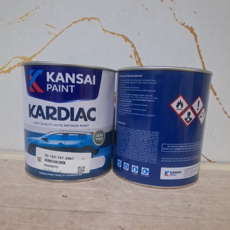 KANSAI PAINT cat KARDIAC INDONESIAN GREEN  1ltr