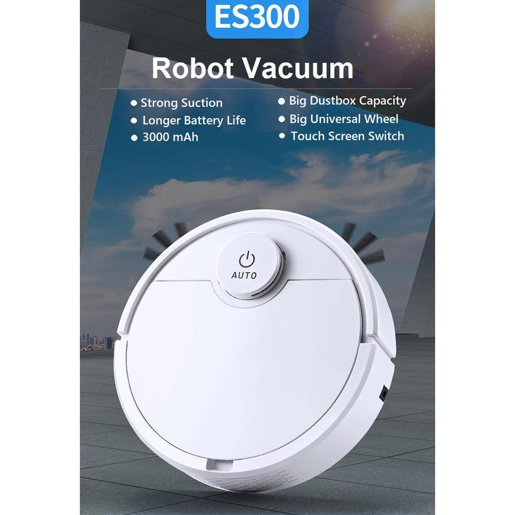 NEW Robot Vacuum Cleaner ES300 Penyapu Robot Multifungsi Upgraded Murah Readystock