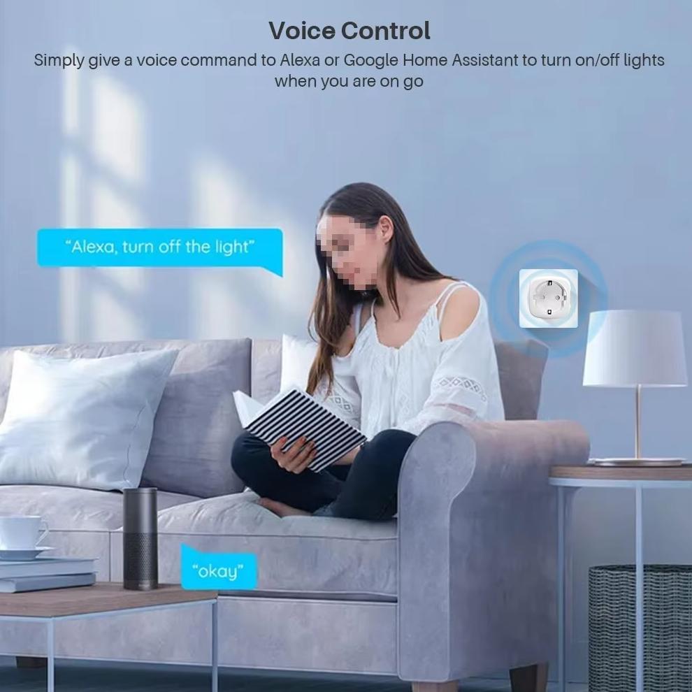 Promo Jinvoosmart Smart Plug Wifi Eu Plug 16A With Monitoring Function