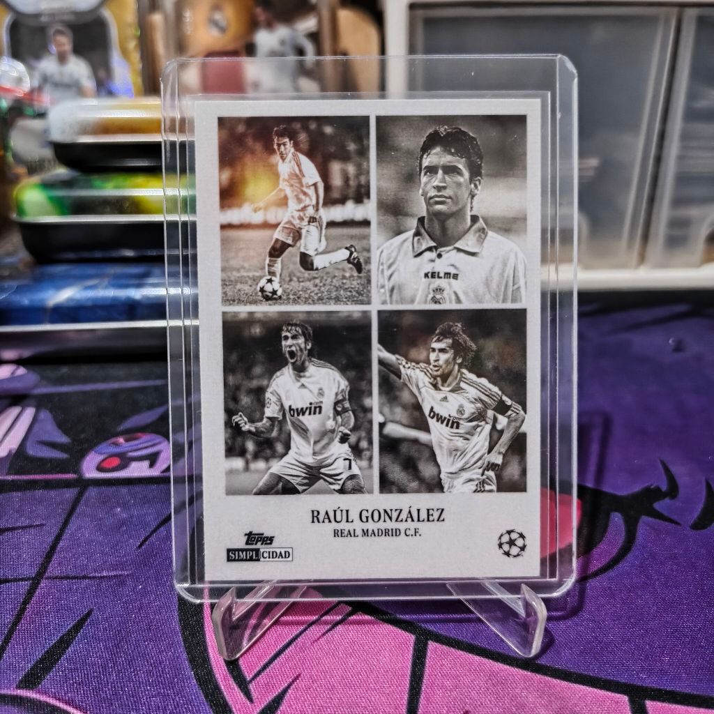 KARTU BOLA RAUL GONZALEZ RAICES REAL MADRID TOPPS SIMPLICIDAD 25/26