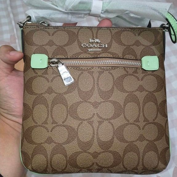 Coach Mini Rowan File Bag in Signature Canvas