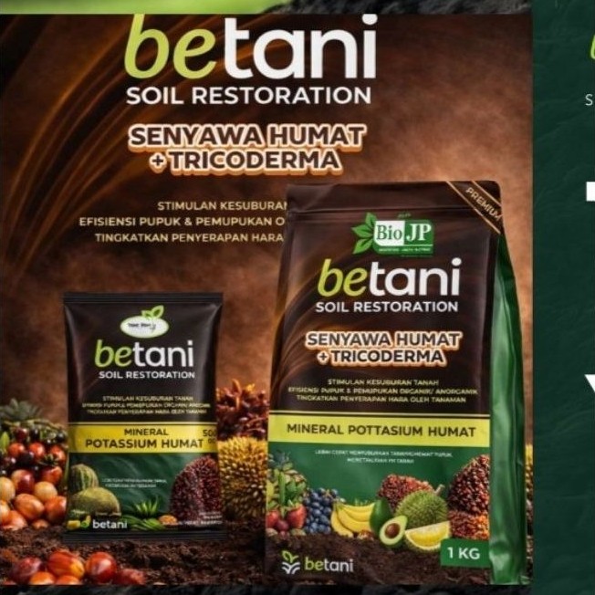 Asam Humat / Senyawa humat Plus Tricoderma 1kg