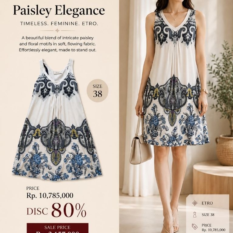 ETRO Paisley Elegance Dress