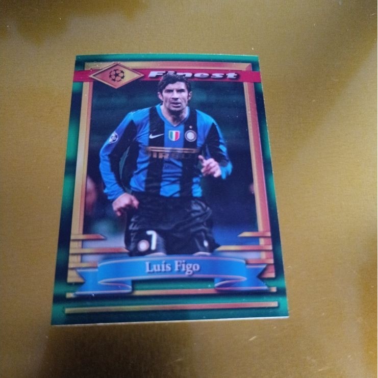 KARTU BOLA TOPPS FINEST LUIS FIGO