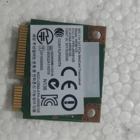wifi internal laptop, merk Atheros