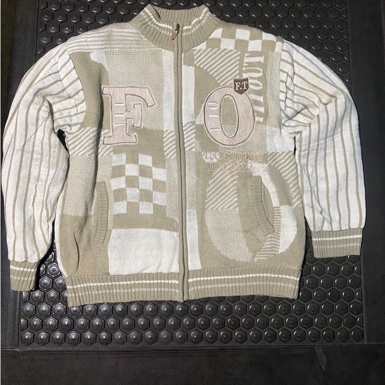 SWEATER JAKET RAJUT FULLZIP BON GIOVANE MEWAH BRANDED