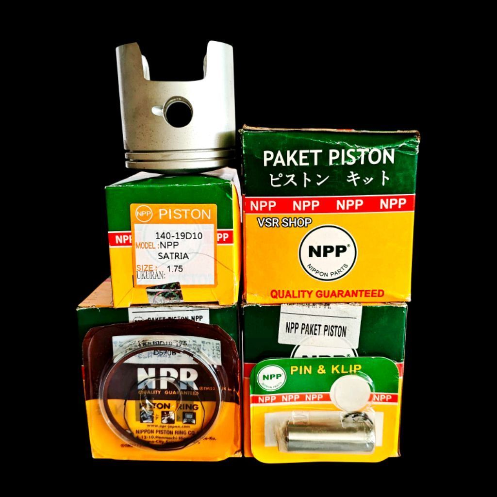 SATRIA 2T NIPPON PARTS NPP PISTON KIT 19D10 SUZUKI SATRIA 2T