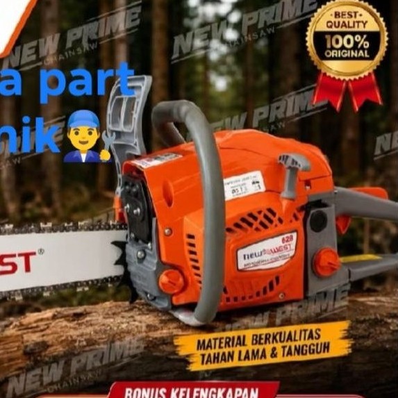 MESIN SENSO NEW WEST 628 /Chainsaw Bar Laser 24" Inchi Chainsaw New West 628