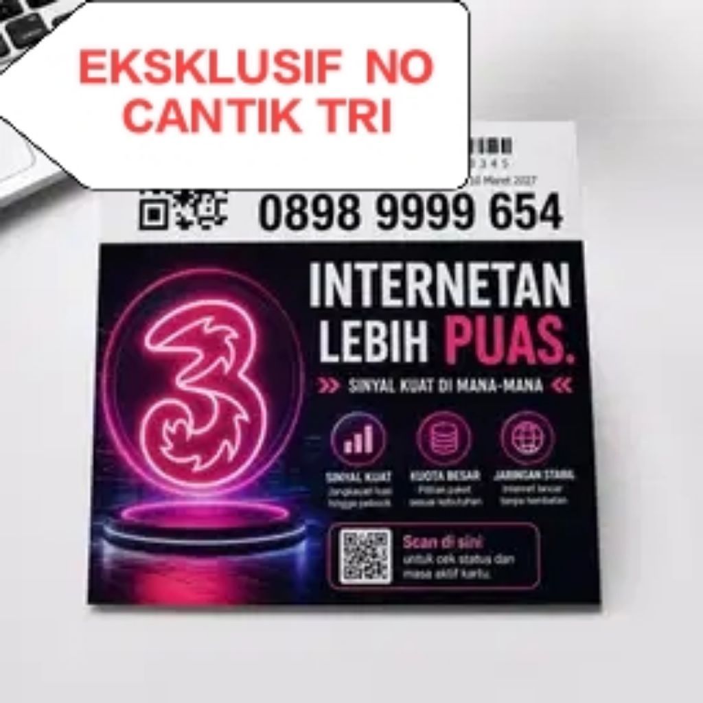 Eksklusif No Cantik Kartu Indosat Tri3