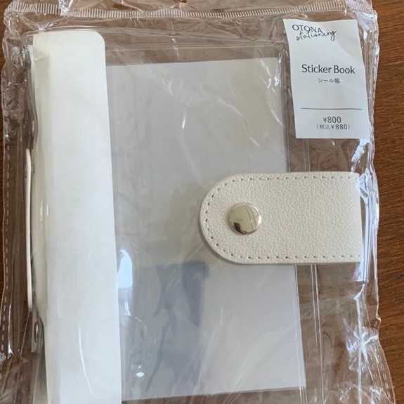 3COINS Sticker Book Clear Binder