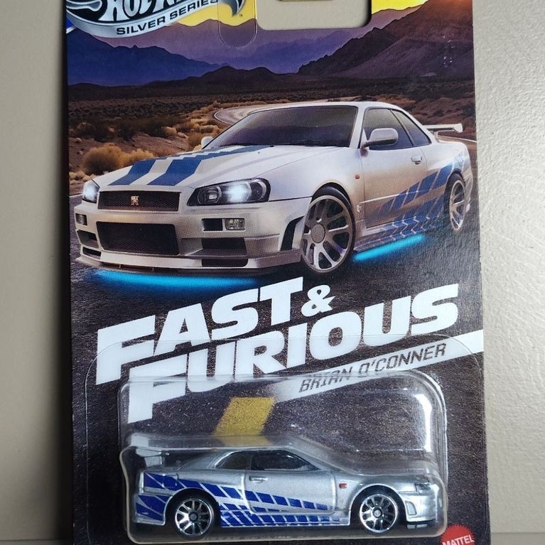 HOTWHEELS NISSAN SKYLINE R34 BRIAN FAST FURIOUS