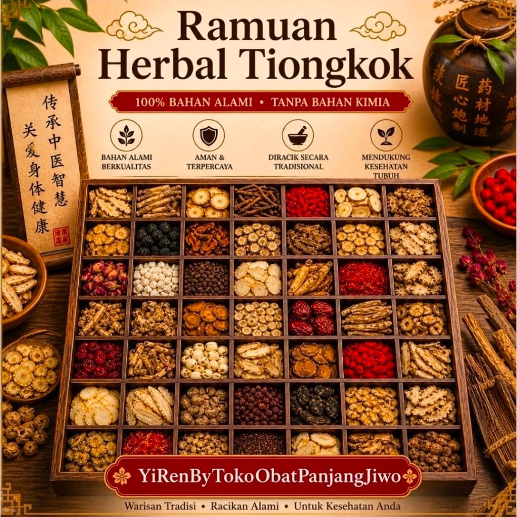 Ramuan TCM Vitalitas & Kebugaran Pria 101 - Resep Sinshei Tiongkok