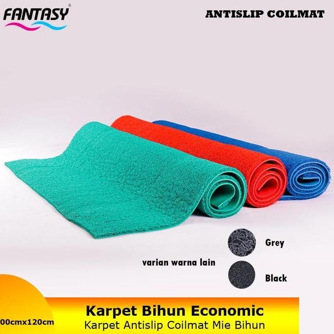FANTASY KARPET ANTISLIP BIHUN ECONOMIC METERAN TEBAL 18MM KARPET MIE KESET KAKI ALAS MOBIL KARPET KE
