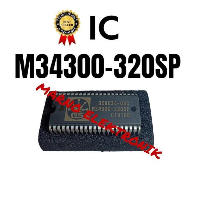 IC M34300-320SP M34300 320SP M34300320SP ASLI ORI ORIGINAL MRN99