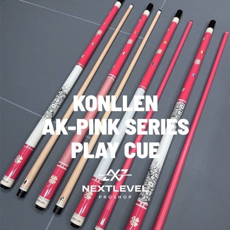 Konllen AK Pink Series, Wood Shaft/Carbon Pink, Leather/Linen