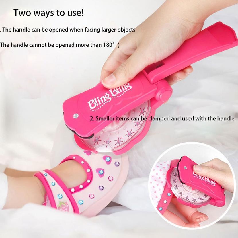 Mainan Blinger Blink Blink Rambut Anak Makeup Salon Hair Nail Diamond Styling Tool Gems Blinger Set 
